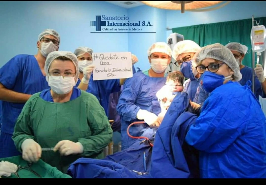 Equipo médico del Sanatorio Internacional
